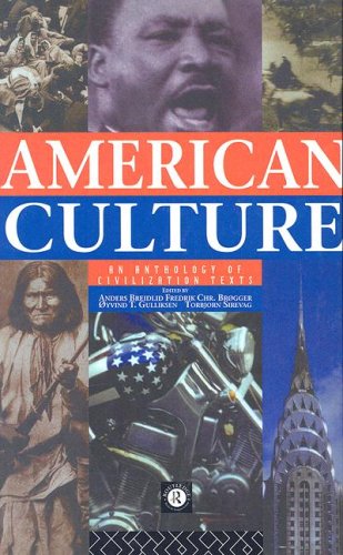 9780415124393: American Culture: An Anthology of Civilization Texts
