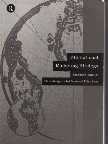 International Marketing Strategy : Teacher's Manual