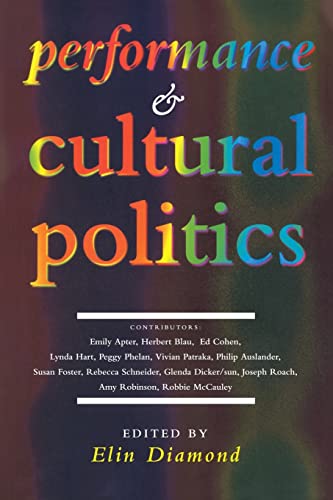 9780415127684: Performance and Cultural Politics