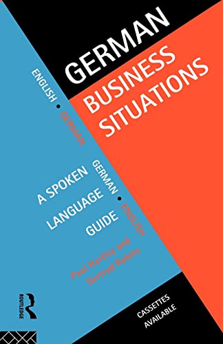 9780415128445: German Business Situations: A spoken language guide (Languages for Business)