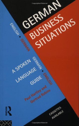 Imagen de archivo de German Business Situations: A Spoken Language Guide a la venta por Revaluation Books