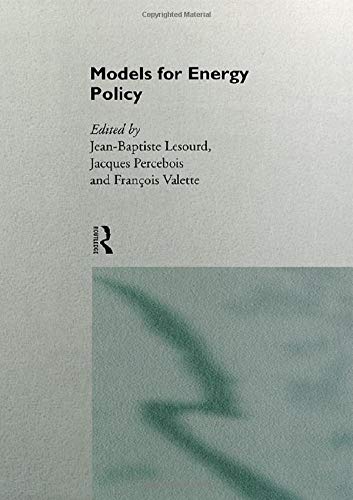 9780415129756: Models for Energy Policy