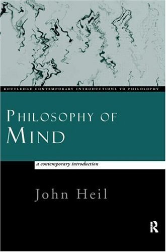 Stock image for Philosophy of Mind: A Contemporary Introduction (Routledge Contemporary Introductions to Philosophy) for sale by Books From California