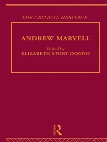 9780415134149: Andrew Marvell: The Critical Heritage