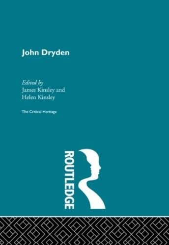 Imagen de archivo de John Dryden: The Critical Heritage a la venta por Revaluation Books