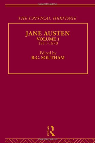 Stock image for 001: Jane Austen: The Critical Heritage Volume 1 1811-1870: 1811-70 Vol 1 for sale by Chiron Media
