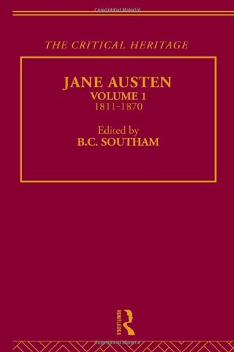 9780415134569: Jane Austen: The Critical Heritage Volume 1 1811-1870 (The Collected Critical Heritage : 19th Century Novelists)