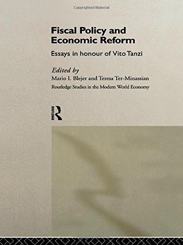 Beispielbild fr Fiscal Policy and Economic Reforms: Essays in Honour of Vito Tanzi (Routledge Studies in the Modern World Economy) zum Verkauf von JuddSt.Pancras