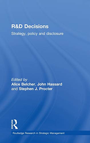 9780415137775: R&D Decisions: Strategy Policy and Innovations