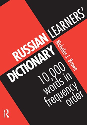 Beispielbild fr Russian Learners' Dictionary : 10,000 Russian Words in Frequency Order zum Verkauf von Blackwell's