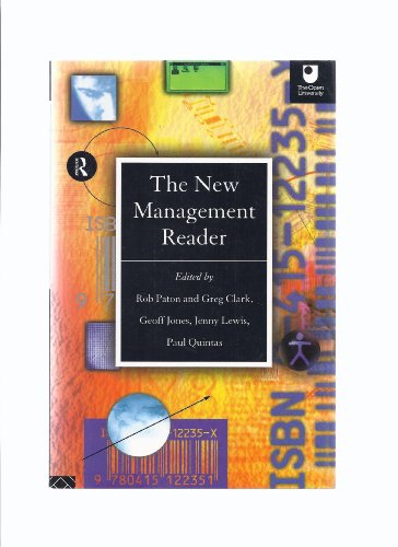 Beispielbild fr The New Management Reader zum Verkauf von AwesomeBooks