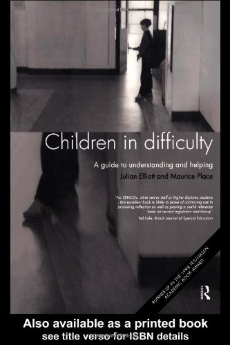 Imagen de archivo de Children in Difficulty: A Guide to Understanding and Helping a la venta por ThriftBooks-Atlanta