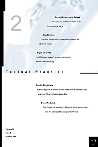 Beispielbild fr Textual Practice V10 Issue 2 zum Verkauf von Blackwell's