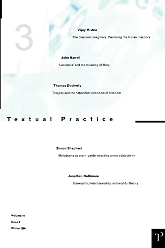 Imagen de archivo de Textual Practice 10.3 a la venta por Blackwell's