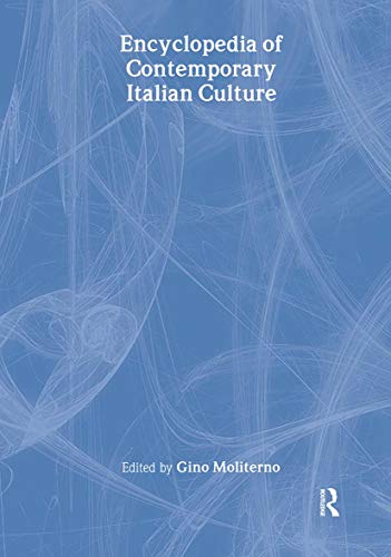 Beispielbild fr Encyclopedia of Contemporary Italian Culture zum Verkauf von Better World Books