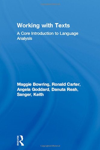 9780415145961: Working with Texts: A Core Introduction to Language Analysis (Intertext (London, England).)