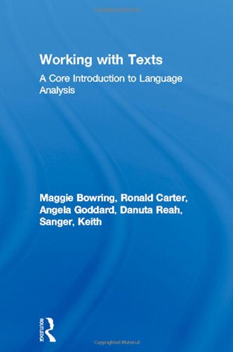 9780415145961: Working With Texts: A Core Book for Language Analysis