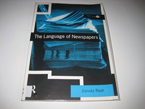 Imagen de archivo de The Language of Newspapers a la venta por Better World Books