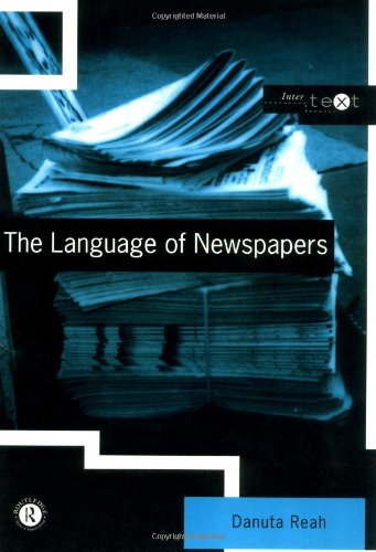 Stock image for The Language of Newspapers for sale by Better World Books