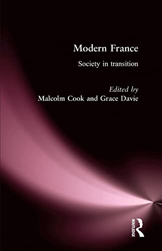 Stock image for Modern France: Society in Transition for sale by WorldofBooks