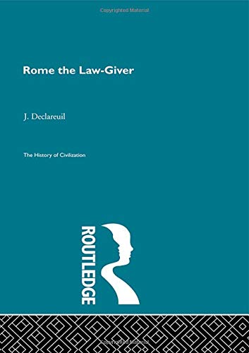 Beispielbild fr Rome the Law-Giver zum Verkauf von Blackwell's