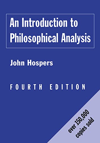 9780415157926: An Introduction to Philosophical Analysis