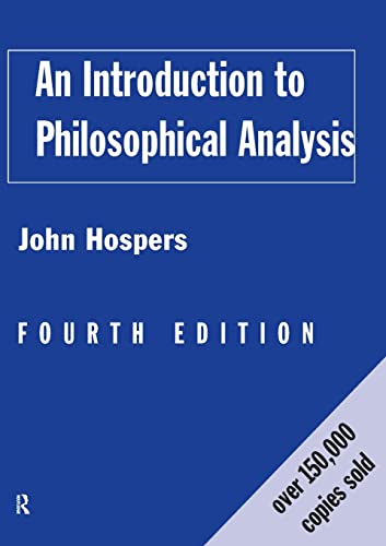 9780415157933: An Introduction to Philosophical Analysis