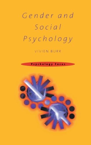 Imagen de archivo de Gender and Social Psychology (Psychology Focus) a la venta por WorldofBooks