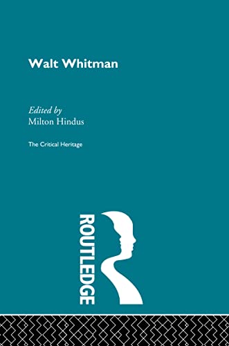 9780415159456: Walt Whitman (Critical Heritage)