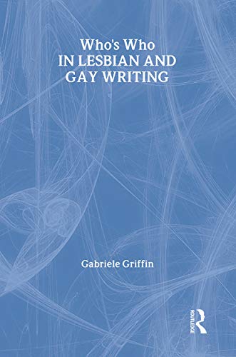 Stock image for Whos Who in Lesbian and Gay Writing for sale by Reuseabook