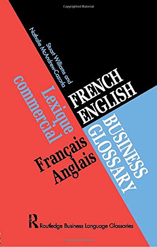 Imagen de archivo de French/English Business Glossary a la venta por Better World Books Ltd