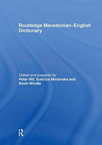 Beispielbild fr The Routledge Macedonian-English Dictionary zum Verkauf von Buchpark