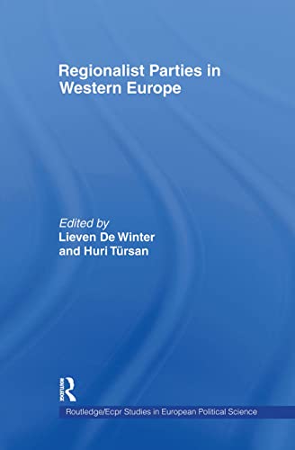 Imagen de archivo de Regionalist Parties in Western Europe (Routledge/ECPR Studies in European Political Science) a la venta por Chiron Media