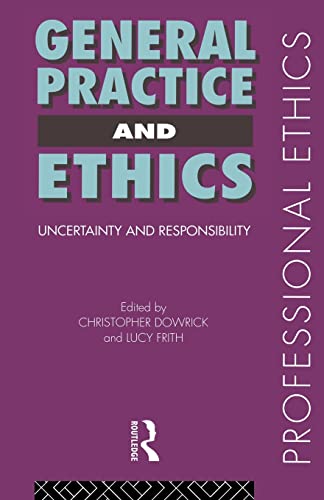 Imagen de archivo de General Practice and Ethics (Professional Ethics) a la venta por Moe's Books
