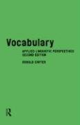 Stock image for Vocabulary: Applied Linguistic Perspectives for sale by WorldofBooks