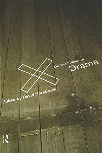 Stock image for On the Subject of Drama for sale by WorldofBooks