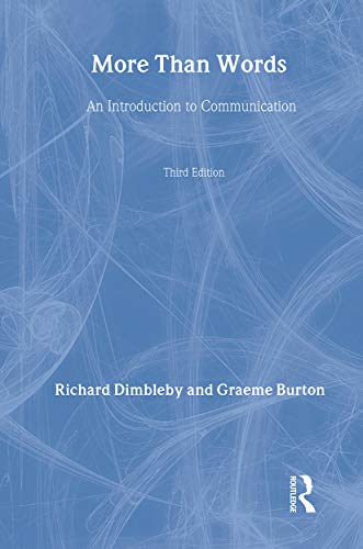 9780415170079: More Than Words: An Introduction to Communication