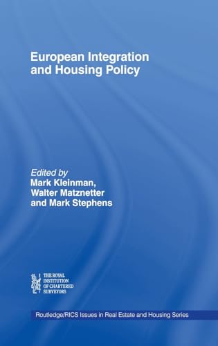 Stock image for European Integration and Housing Policy (Routledge/RICS Issues in Real Estate & Housing Series) for sale by Chiron Media