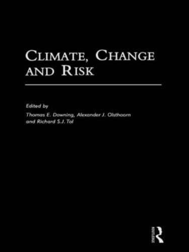 Beispielbild fr Climate, Change and Risk zum Verkauf von Blackwell's