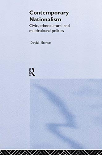 Contemporary Nationalism (9780415171380) by Brown, David