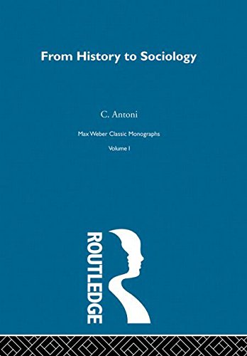 Imagen de archivo de From Hist To Sociology V1: Transition in German Historical Thinking a la venta por JuddSt.Pancras