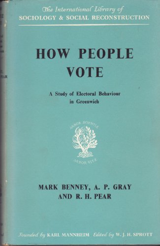 Beispielbild fr How People Vote zum Verkauf von Blackwell's