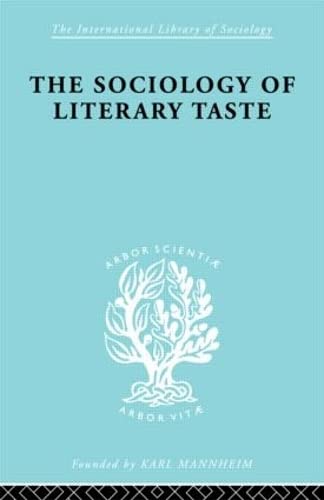 Stock image for Sociology Lit Taste Ils 90 (International Library of Sociology) for sale by Chiron Media