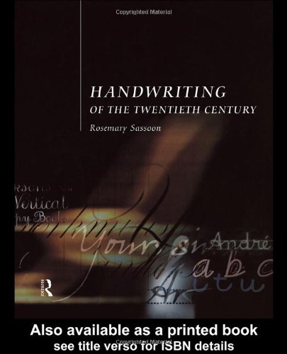 Beispielbild fr Handwriting of the Twentieth Century zum Verkauf von WorldofBooks