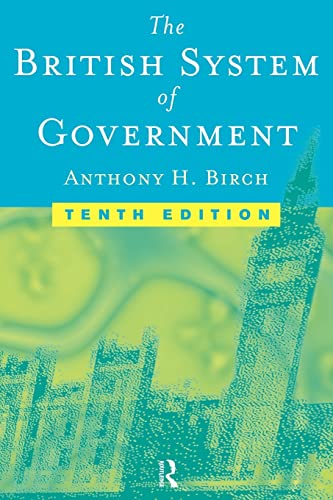 9780415183895: The British System of Government