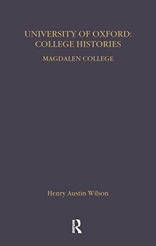 9780415186322: The University of Oxford College Histories: From their Foundation to the Twentieth Century