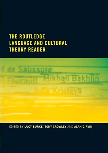 Beispielbild fr The Routledge Language and Cultural Theory Reader zum Verkauf von ThriftBooks-Dallas
