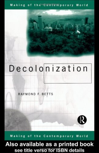 Beispielbild fr DECOLONIZATION. zum Verkauf von Burwood Books