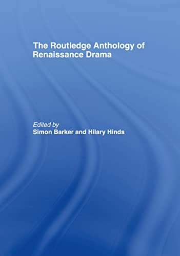 9780415187336: The Routledge Anthology of Renaissance Drama