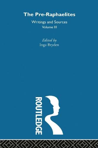 Imagen de archivo de Pre-Raphaelit:Writ&Sources V3 a la venta por JuddSt.Pancras